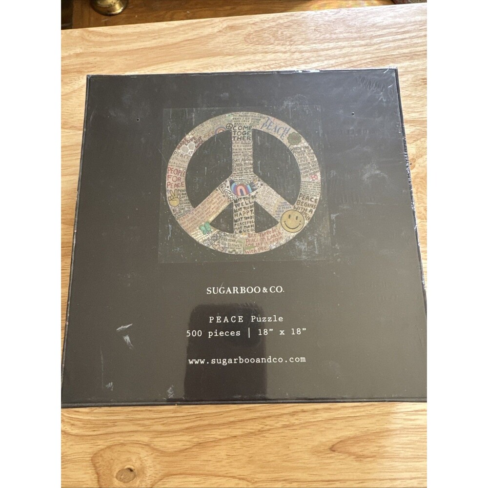 CHOOSE PEACE PUZZLE by SUGARBOO & CO. 500pcs 18"x"18 - Picture 4 of 11